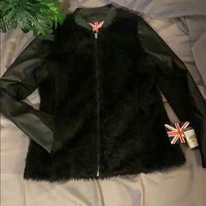 Miss London Faux Fur Jacket